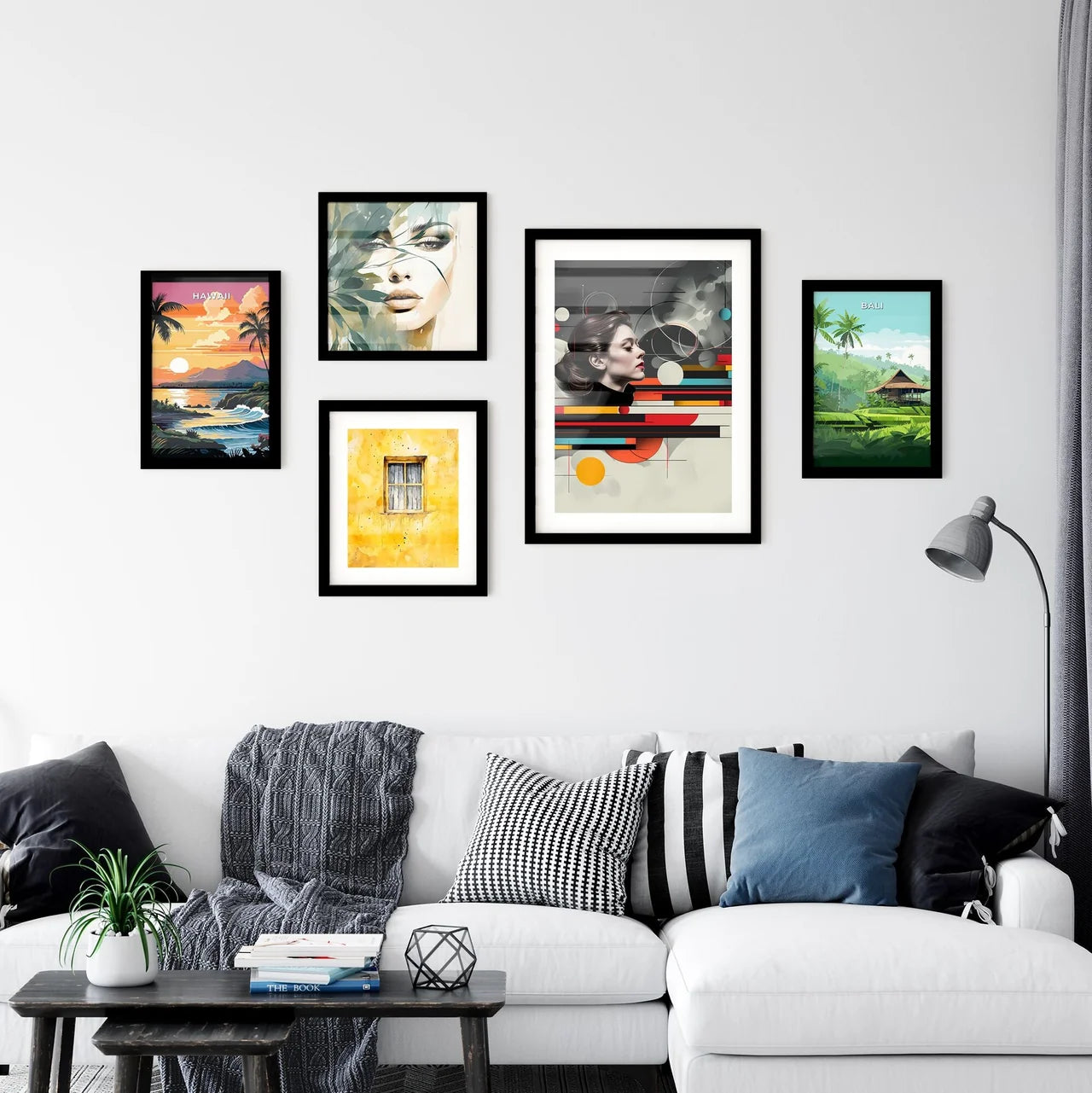 Vibrant Bauhaus-style Artwork Wall Art