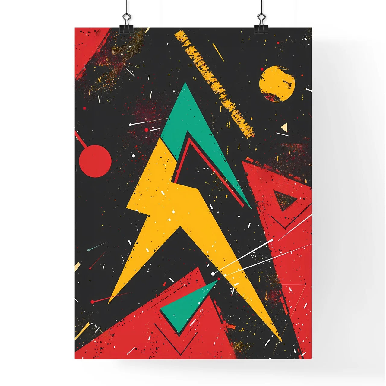 Bauhaus Style Art Print Poster