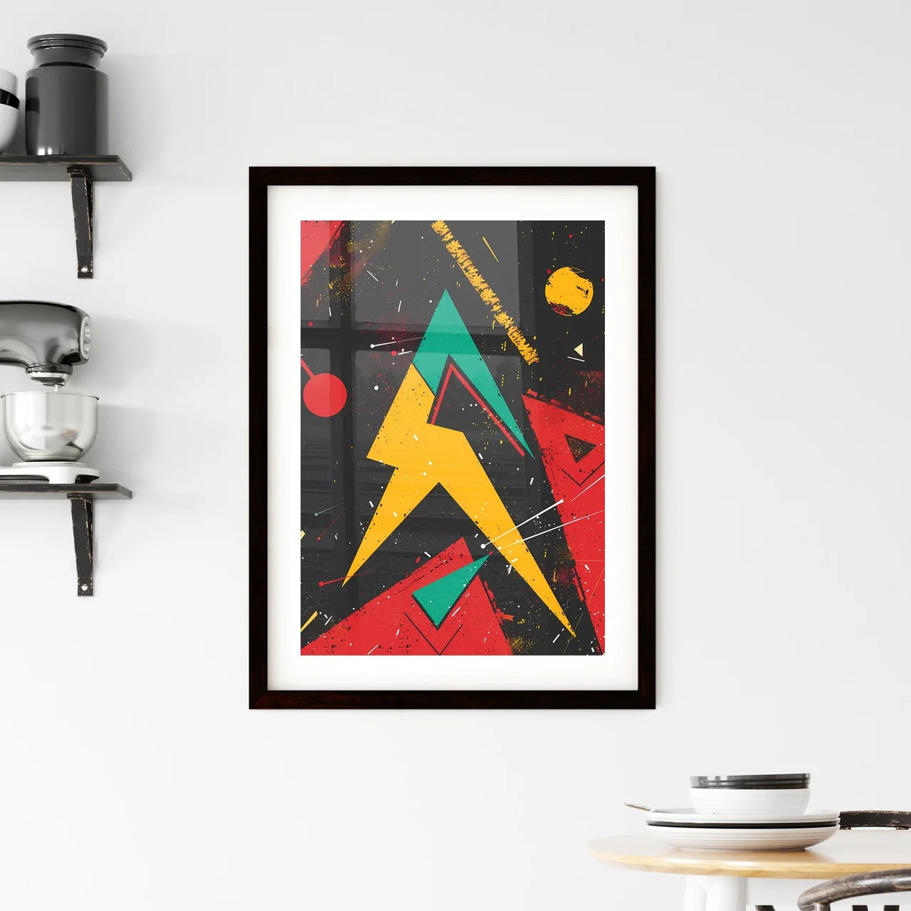 Bauhaus Style Art Print Framed Print