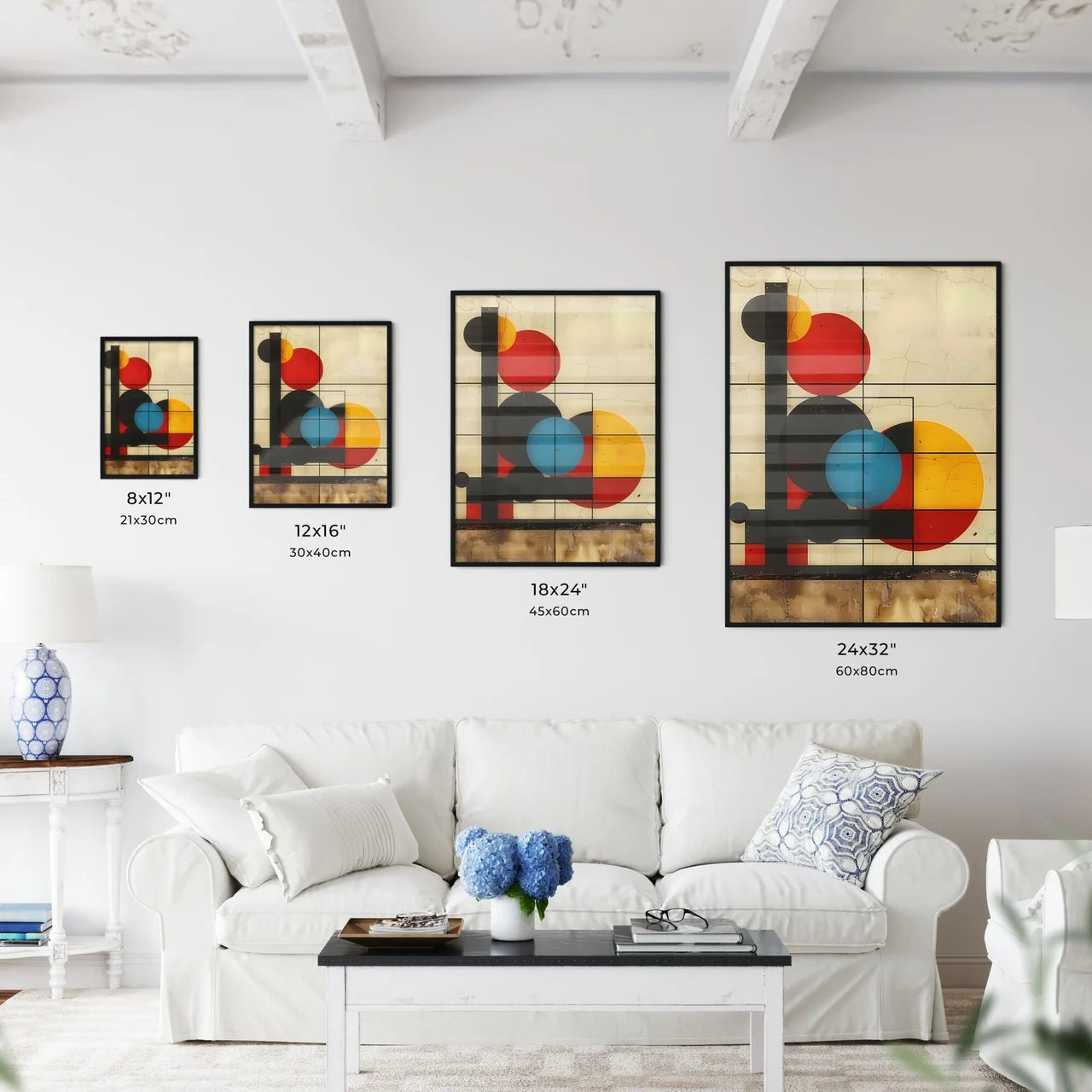 Abstract Geometric Art Poster - Kitchen Hangings