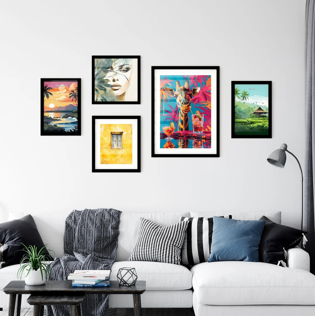 Vibrant Psychedelic Pool Part Art Print
