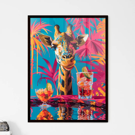 Vibrant Psychedelic Pool Part Wall Art