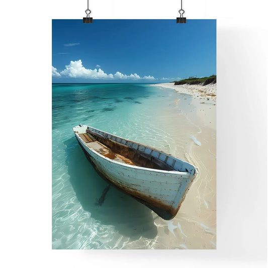 Exquisite Tropical Painting Depicting a Moza Poster