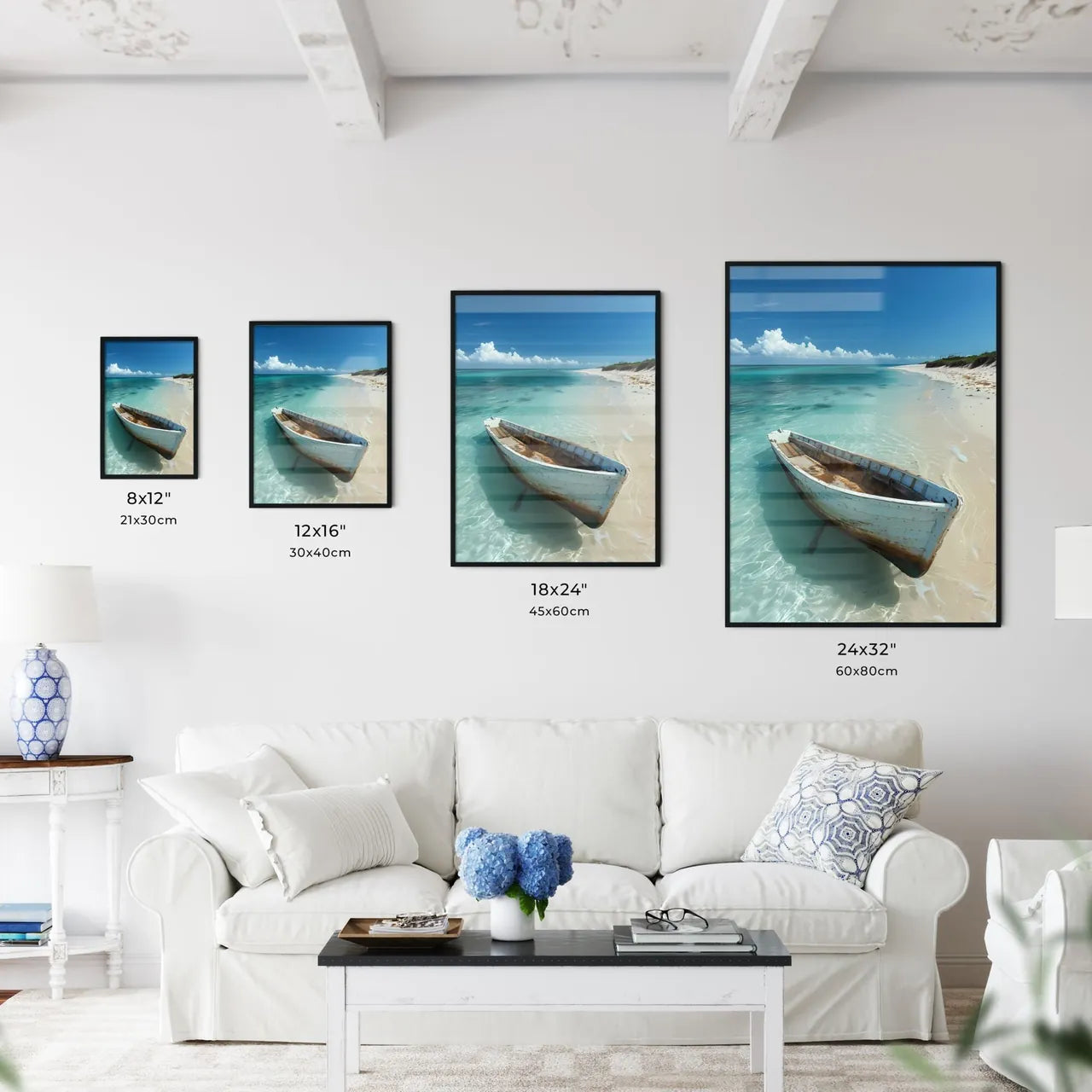 Exquisite Tropical Painting Depicting a Moza - Kitchen Hangings