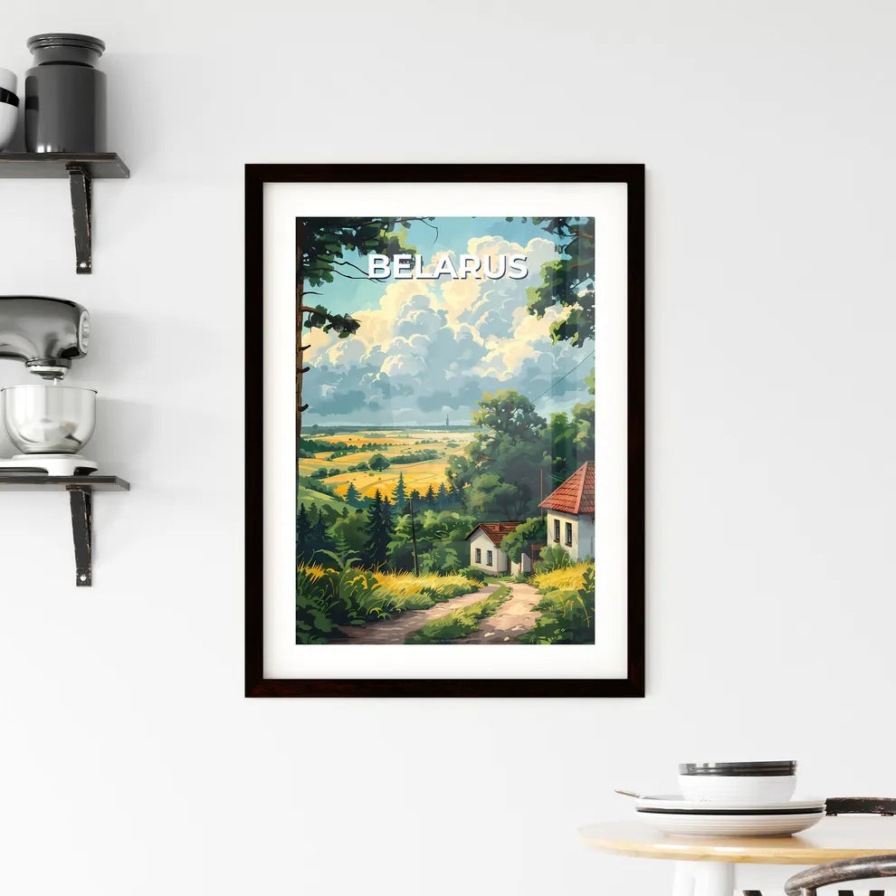 House in Forest Framed Print