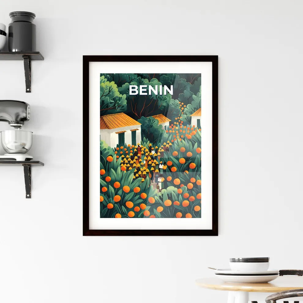 Vibrant African Art Framed Print
