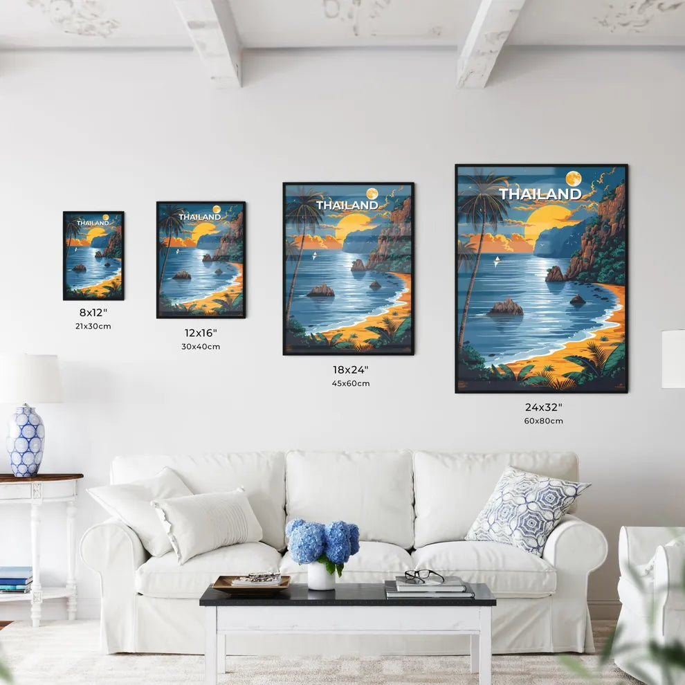 Thailand Southeast Asia painting art beach p - Kitchen Hangings