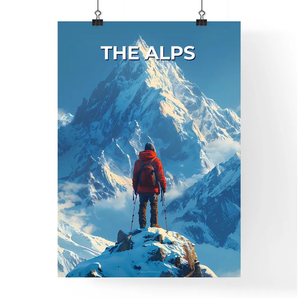 Majestic Alpine Panorama Poster