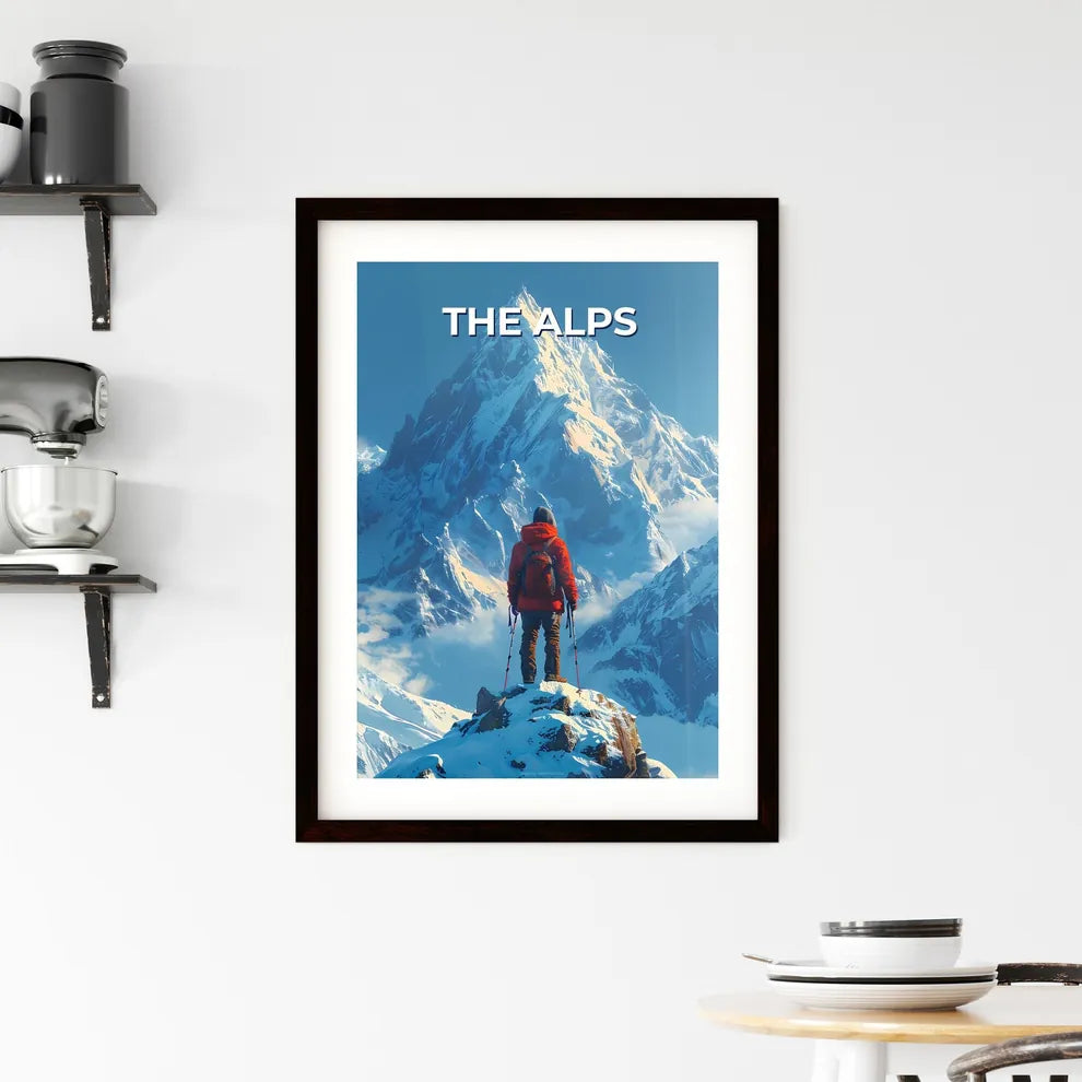 Majestic Alpine Panorama Framed Print