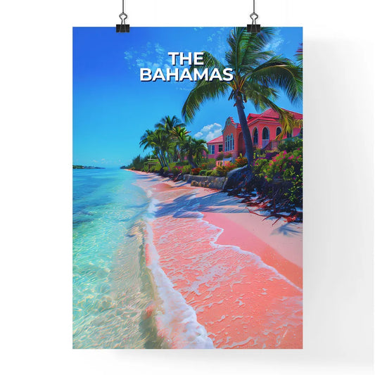 Vibrant Bahamas Beach Scene Poster