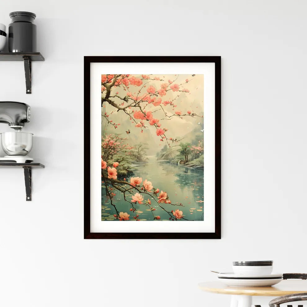 Spring Qingming Festival Earth Revival River Framed Print