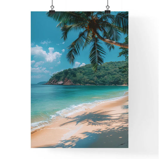Vibrant Artistic Painting of Phuket Beach Poster