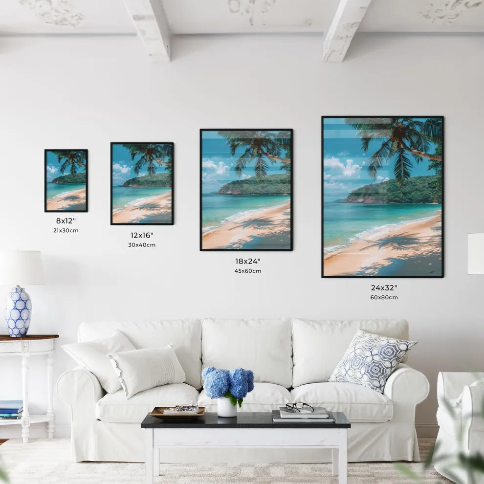 Vibrant Artistic Painting of Phuket Beach - Kitchen Hangings