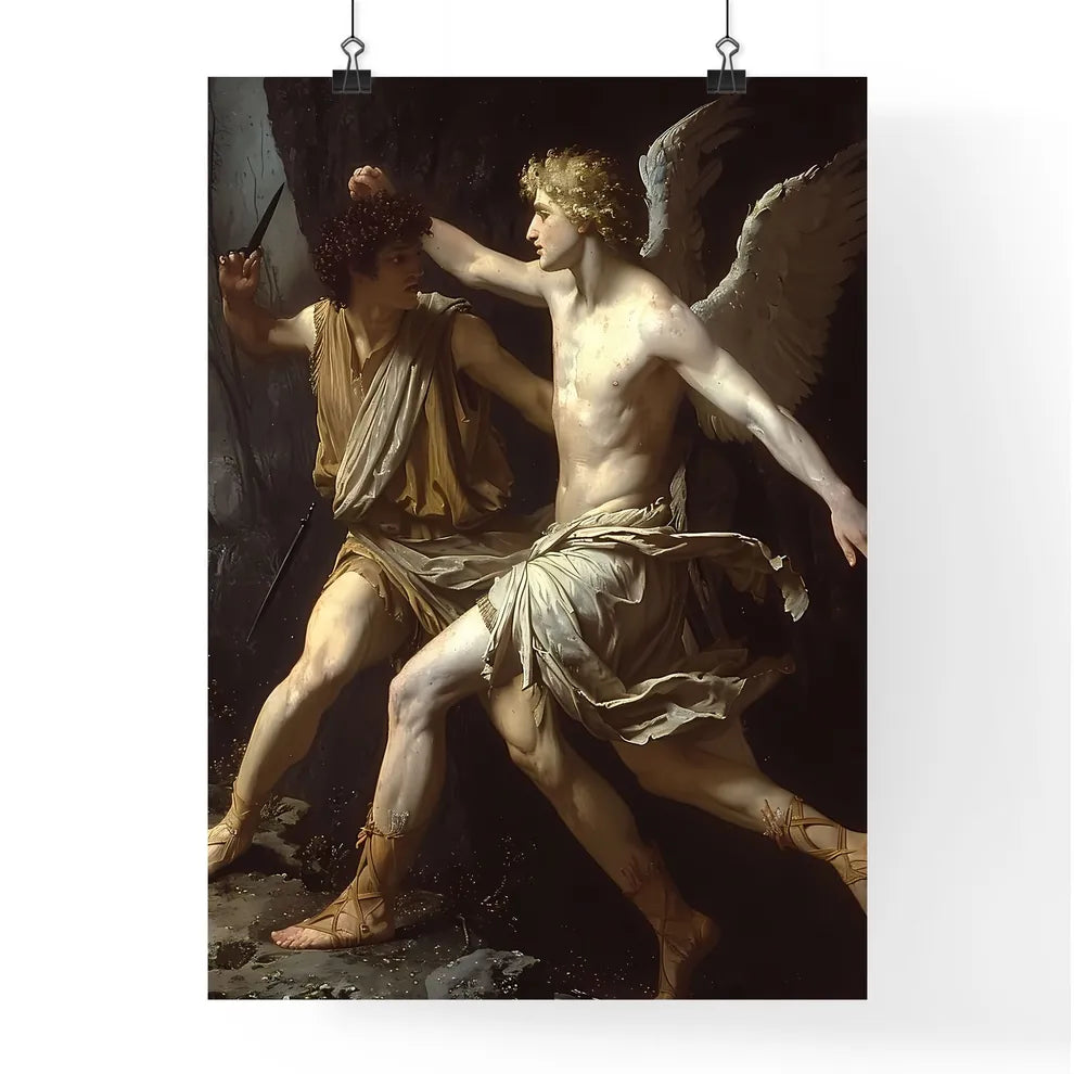 Mythological Contest of Herme Poster