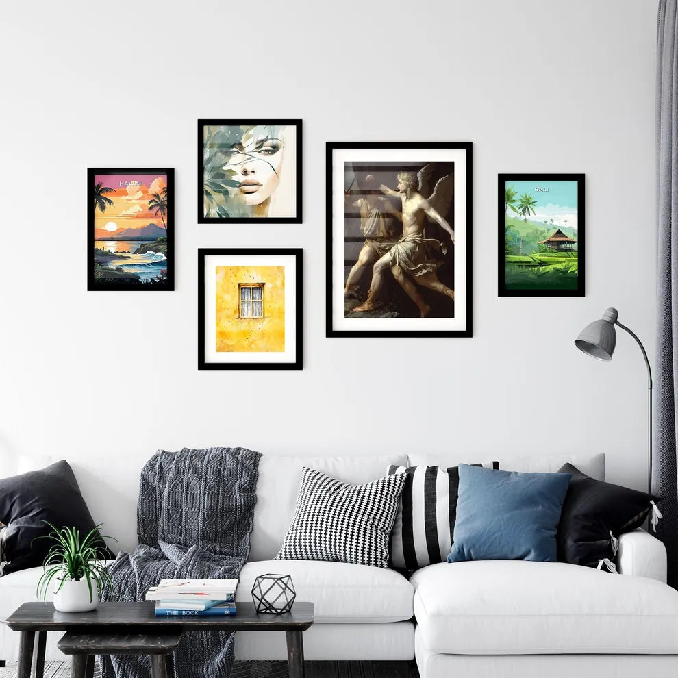 Mythological Contest of Herme Art Print