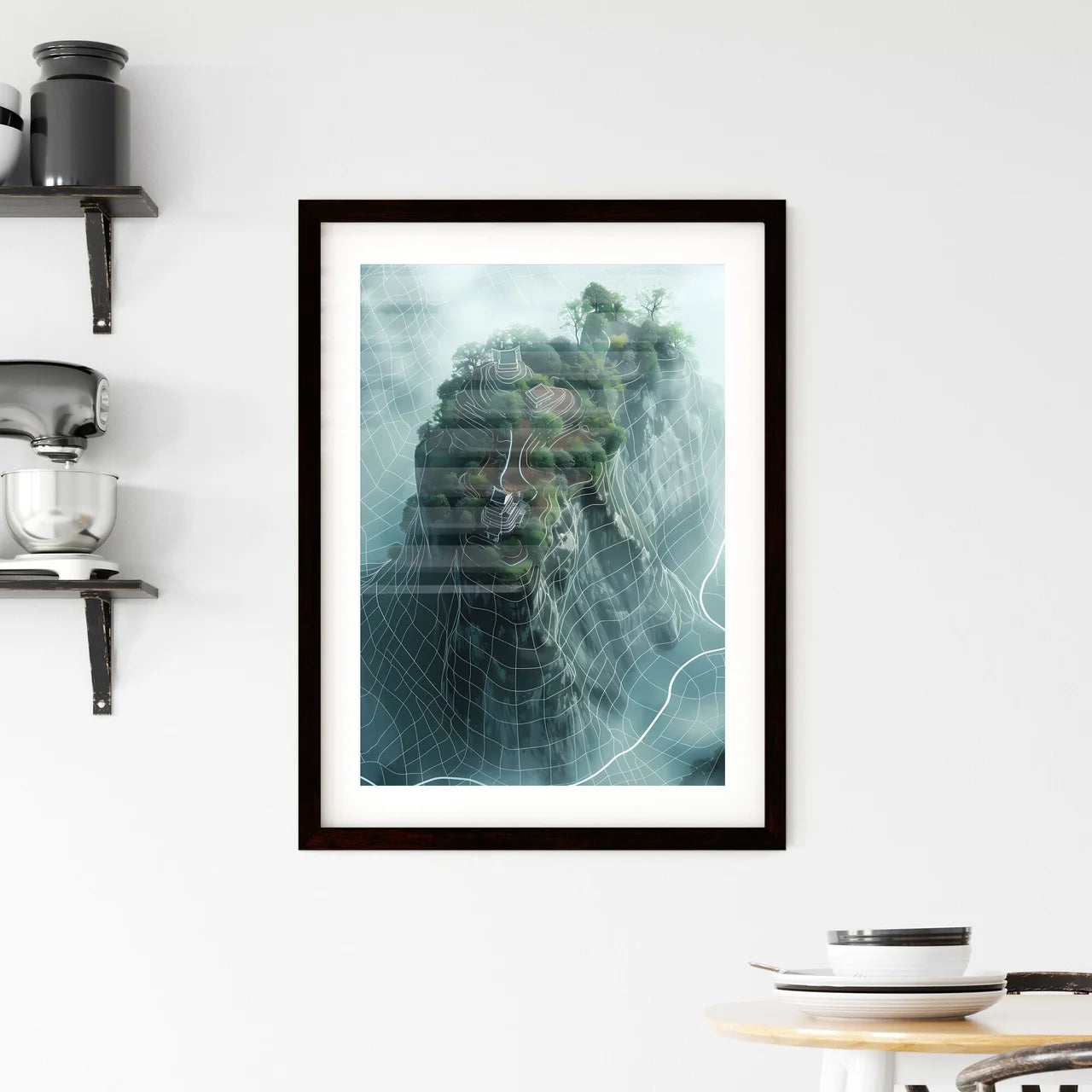 Envision the Heights: Artisti Framed Print