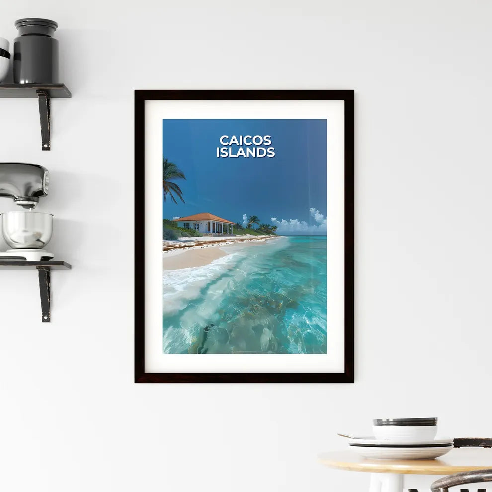 Tranquil Beachside Masterpiece Framed Print