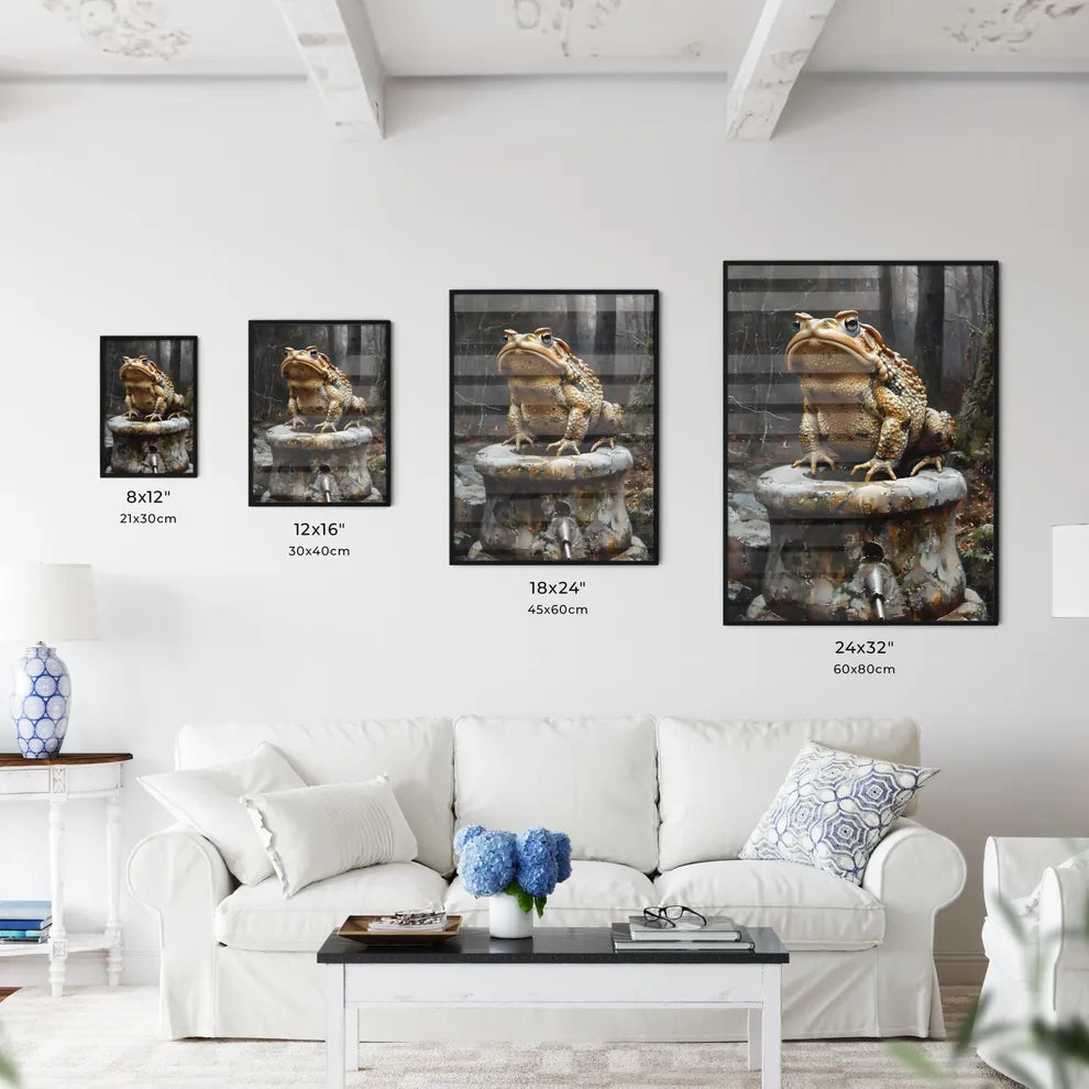 Vibrant Art Painting of an Ug Size Chart