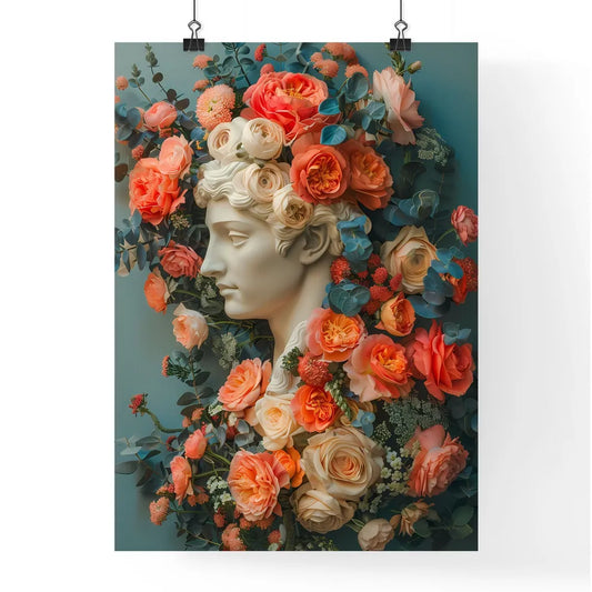 Editorial floral photography Poster