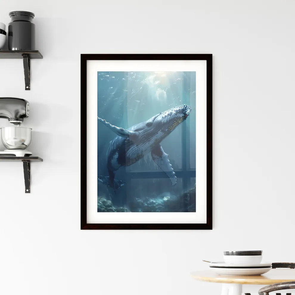 Underwater Art: Captivating D Framed Print