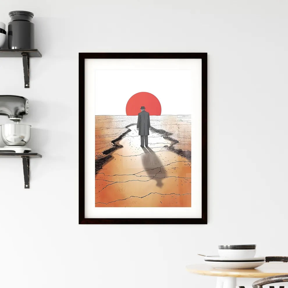 Vibrant Minimalist Abstract Art Framed Print