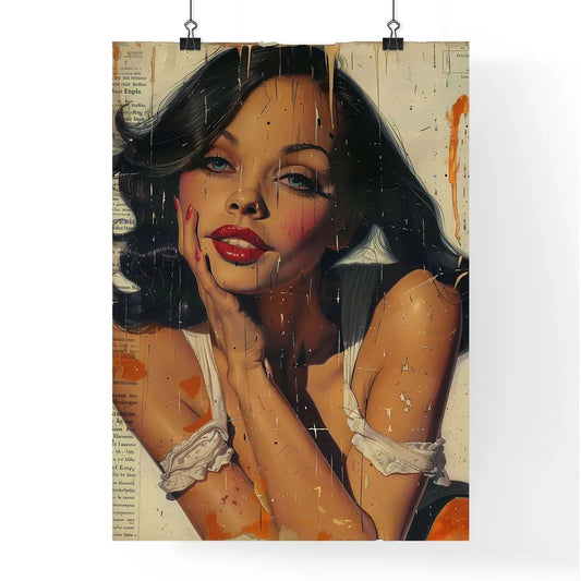 Femme Fatale Art Nouveau Book Cover Graffiti Poster