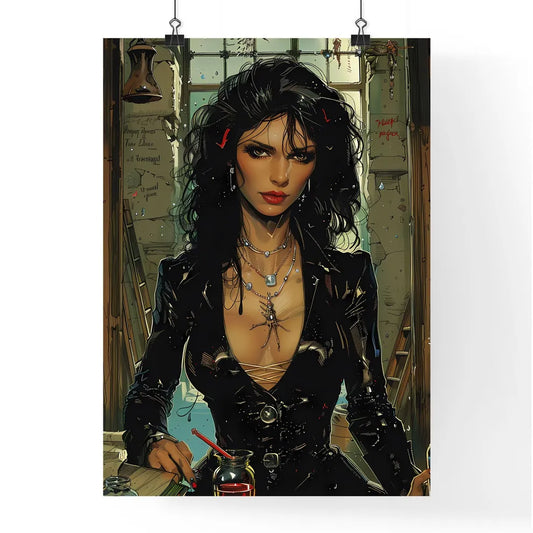 Vivid Gothic Horror Painting Poster