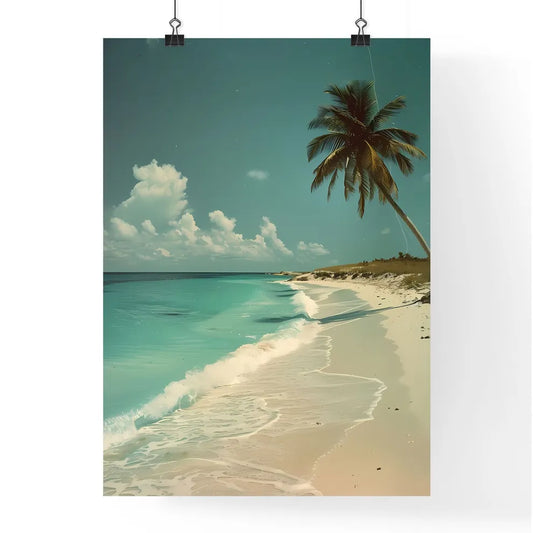 Vintage Kodachrome photograph of a deserted  Poster