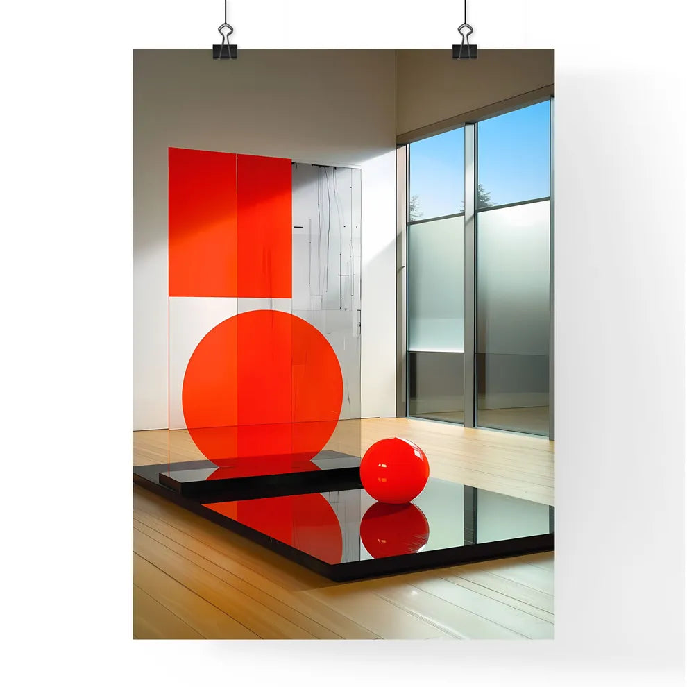 Abstract Geometric Bauhaus Art Poster