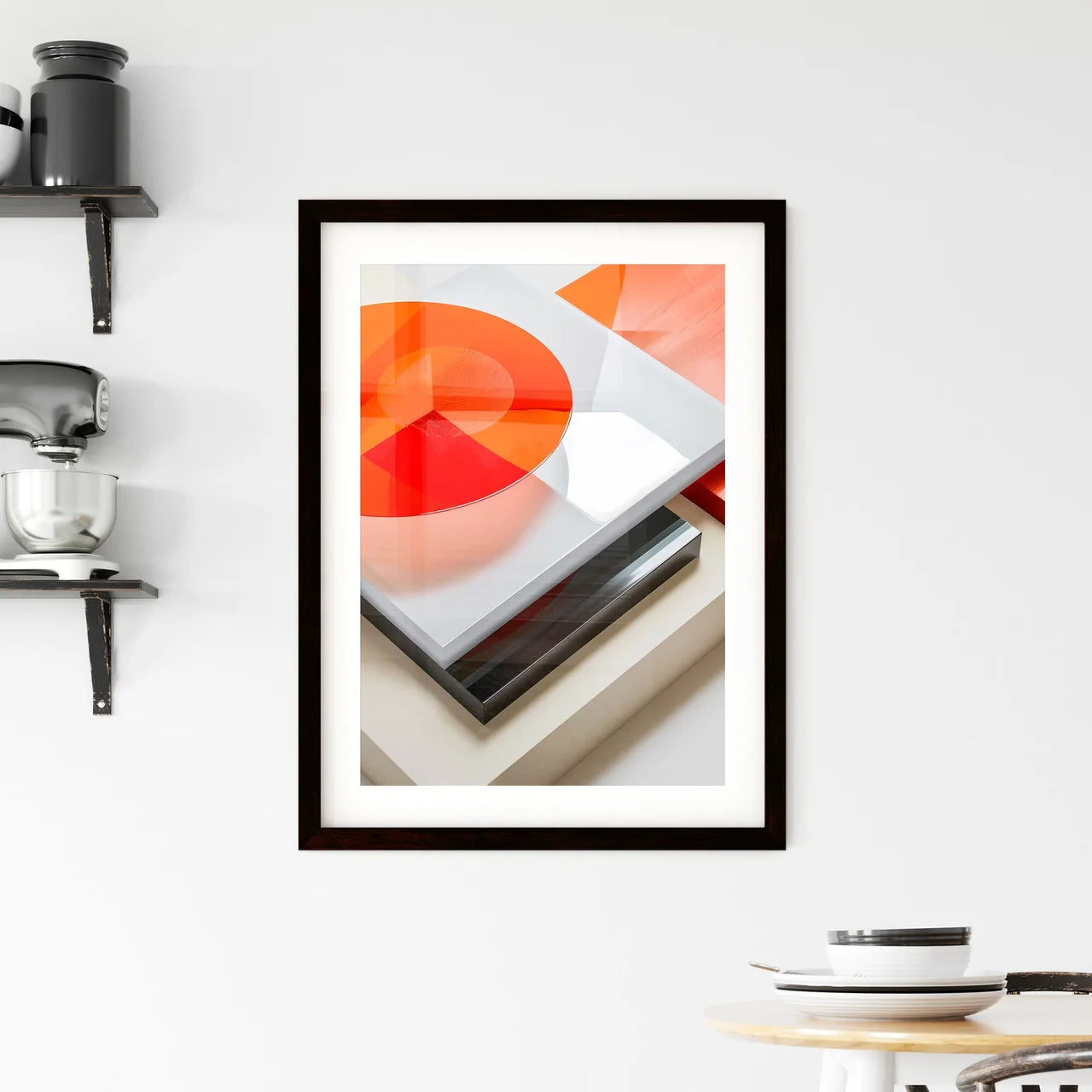 Geometric perfection Framed Print