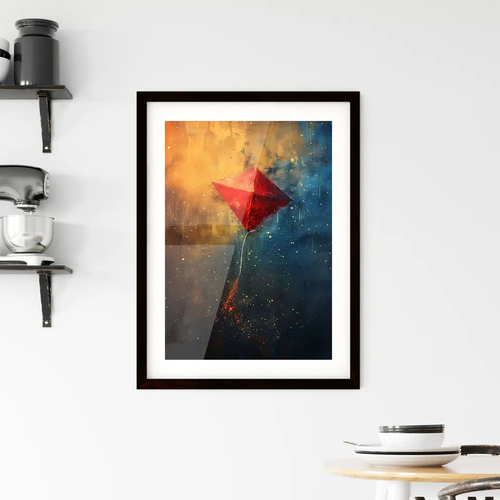Vibrant Watercolor Painting Framed Print