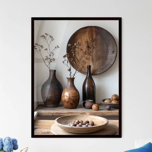 Minimalistic American Retro Style - Framed Art Print