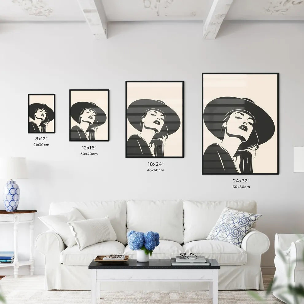 Minimalist Retro Fashion Art Poster - Kitchen Hangings