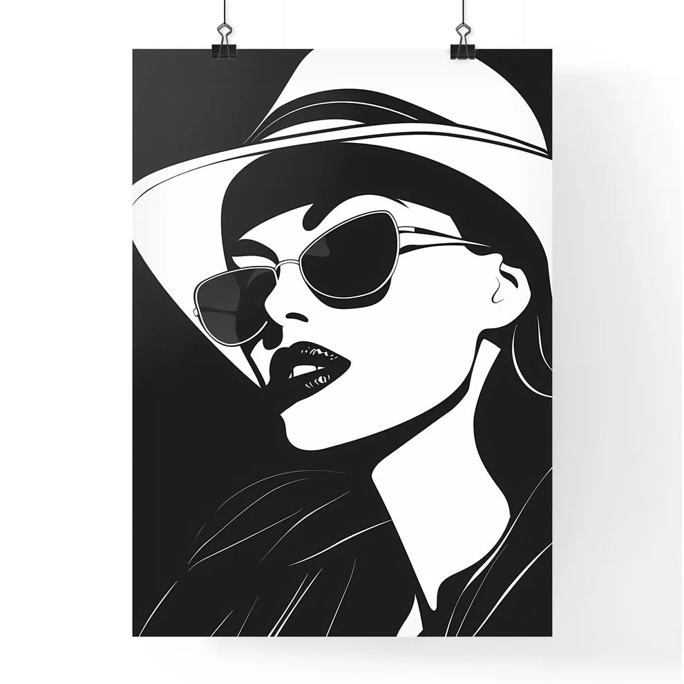 Retro aesthetic minimalist art print Poster