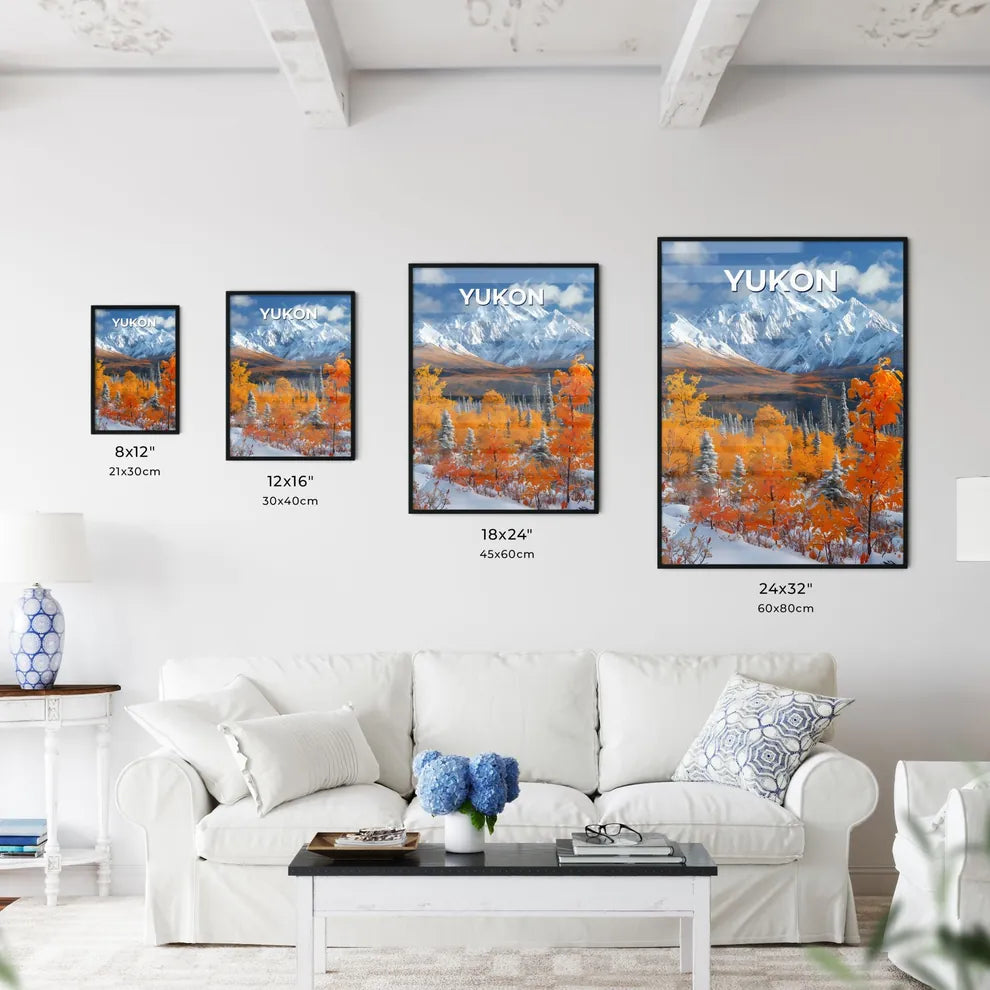 Snowy Mountain landscape painting - Kitchen Hangings
