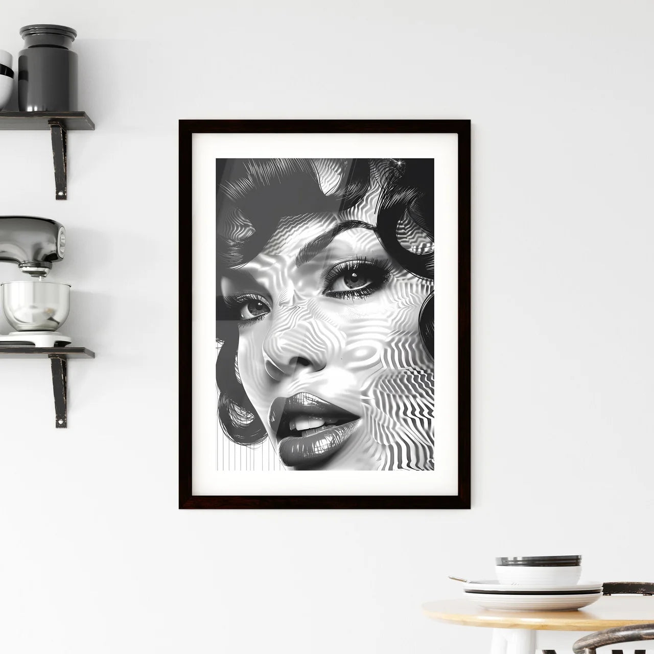 Pop Art Screen Print Framed Print