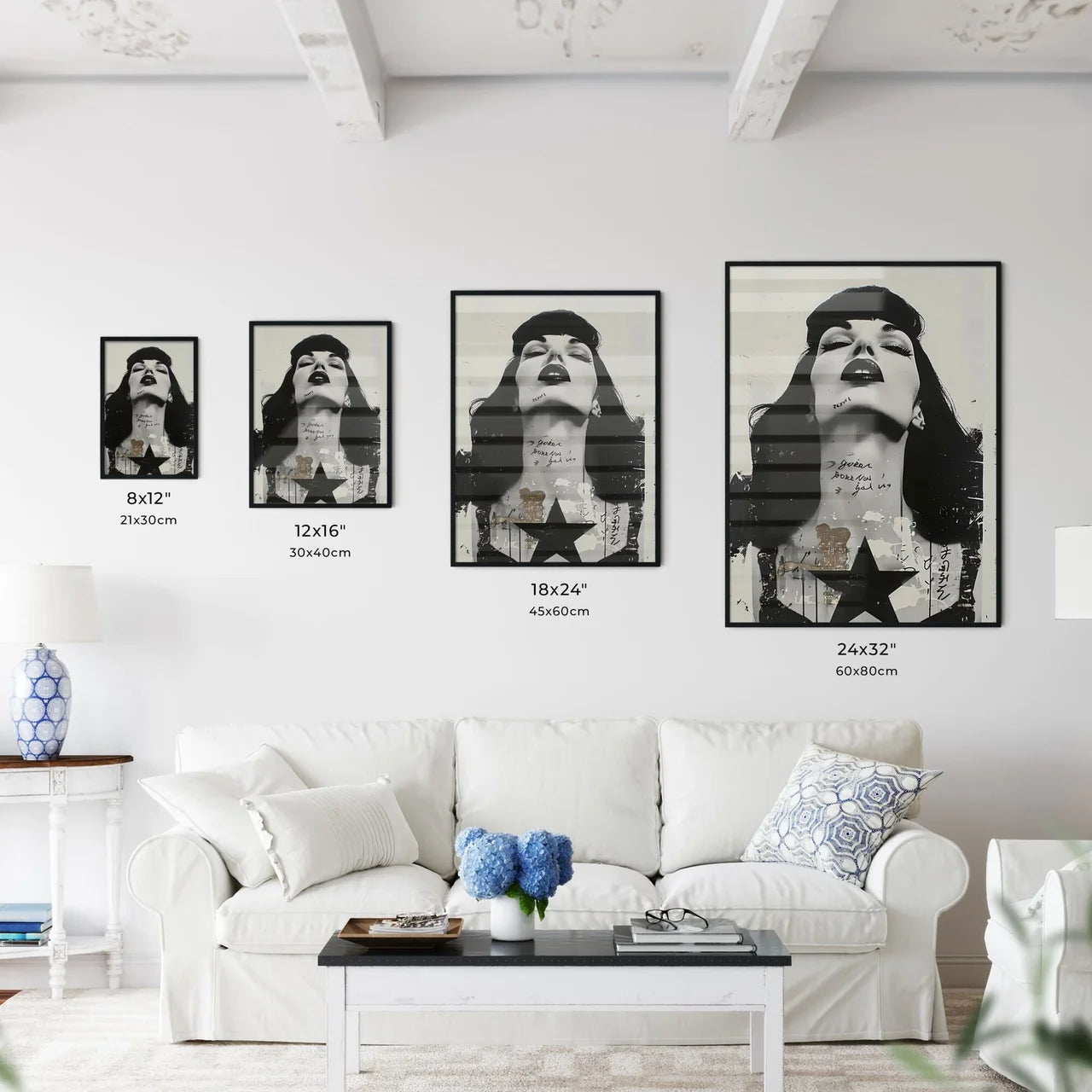 Vibrant Woman Painting - Kitchen Hangings