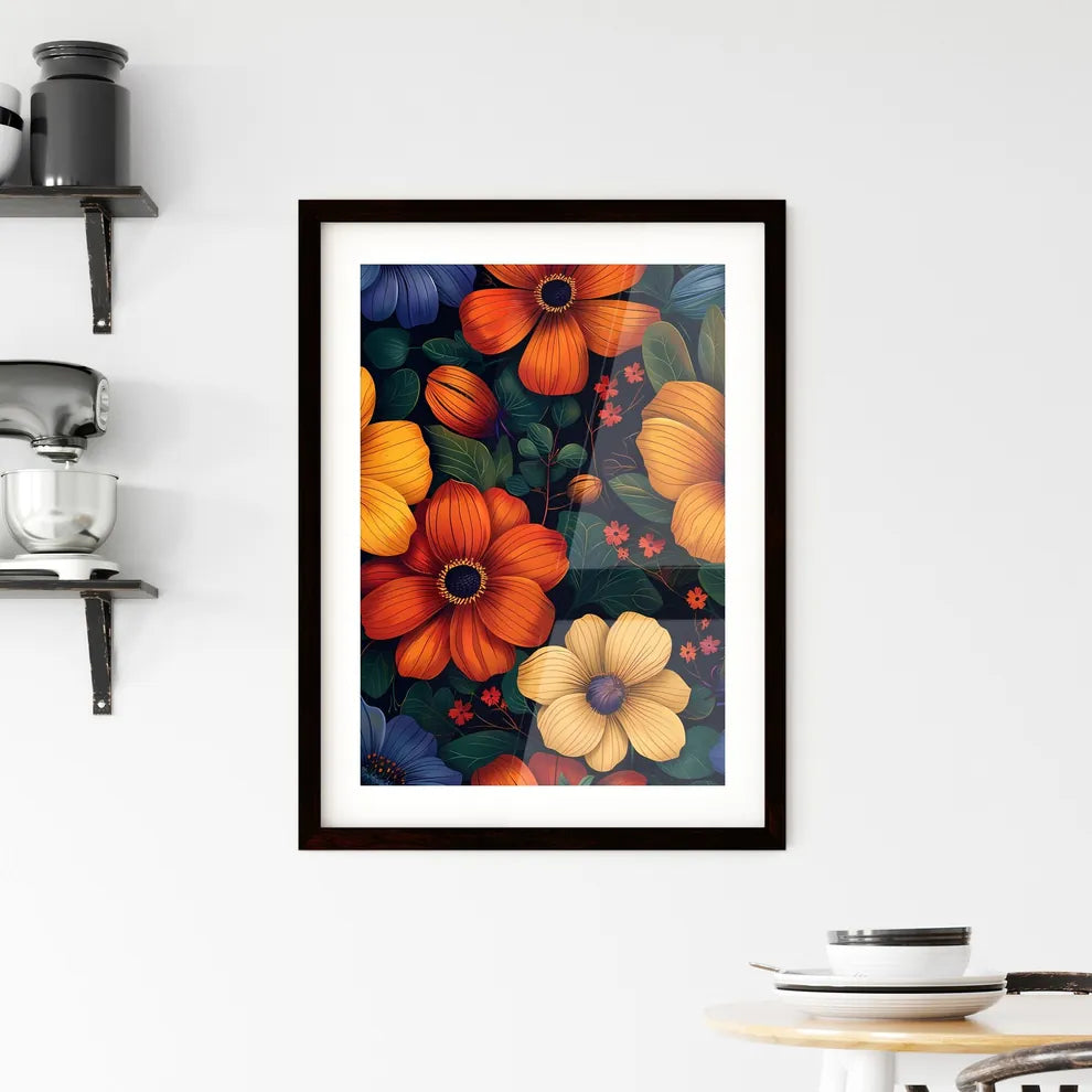 Bohemian Seamless Pattern Digital Paper Desi Framed Print