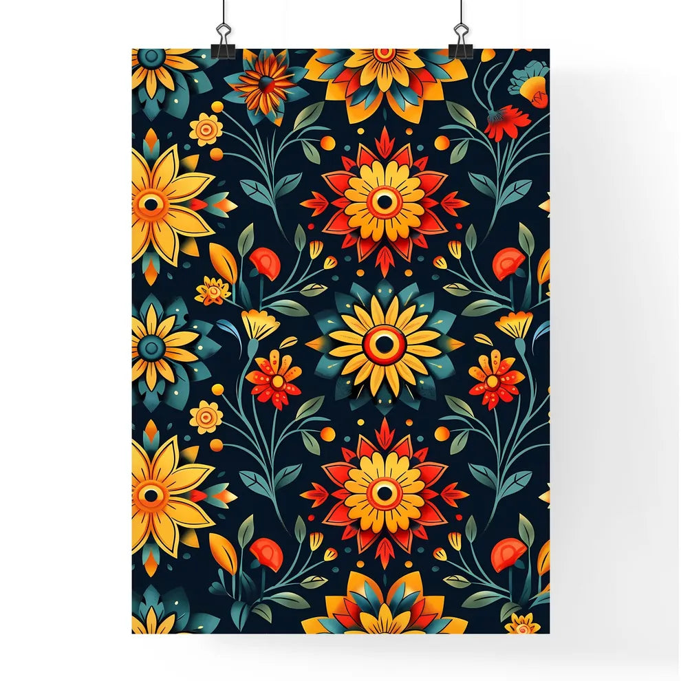 Boho Seamless Pattern Poster