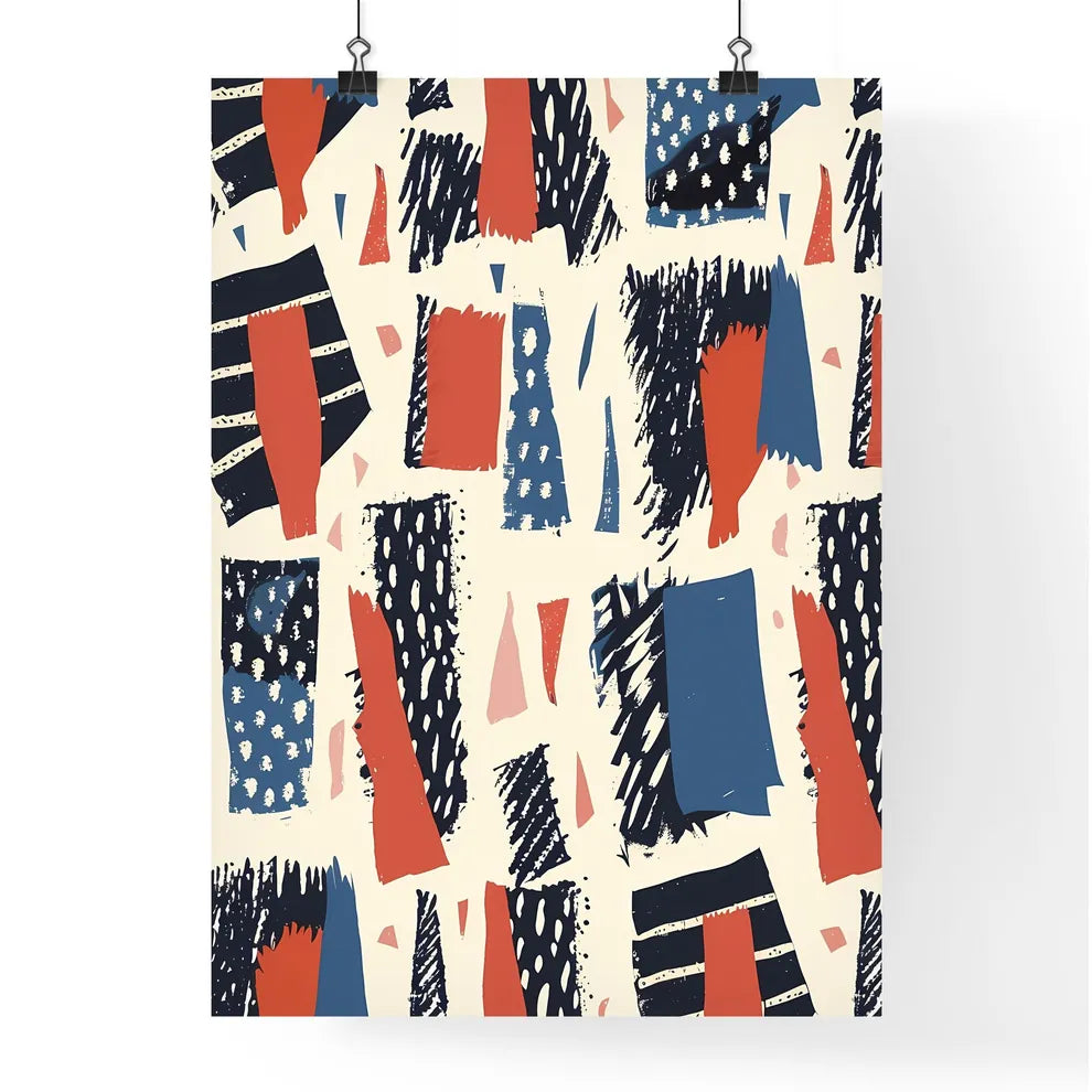 Abstract Boho Pattern Painting Minimalist Ge Poster