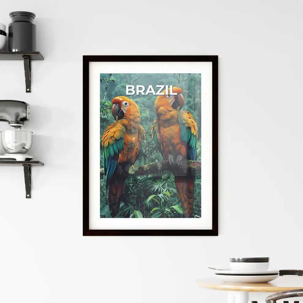 Exotic Wildlife Painting from Framed Print