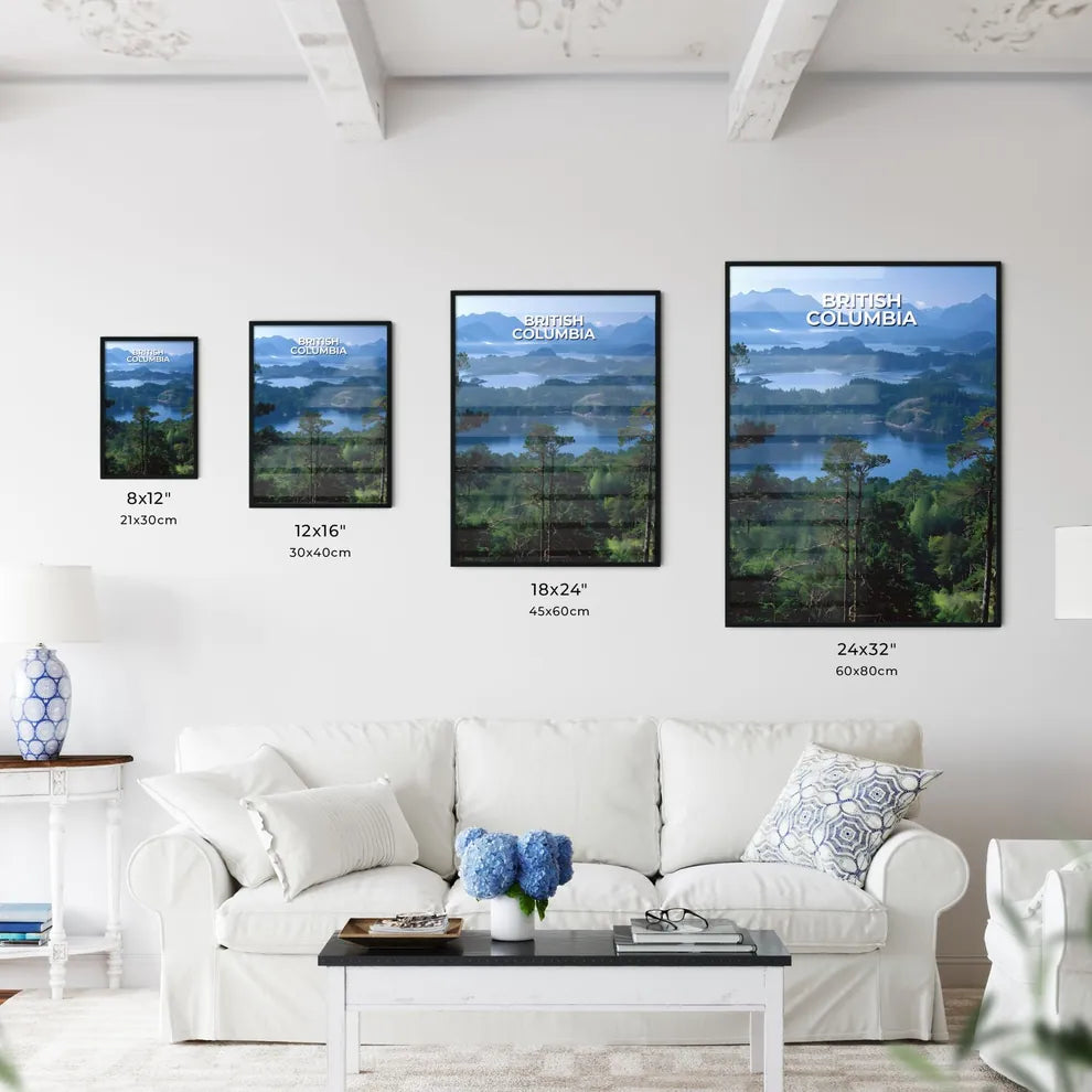 Vibrant Art Depiction of British Columbia La - Kitchen Hangings
