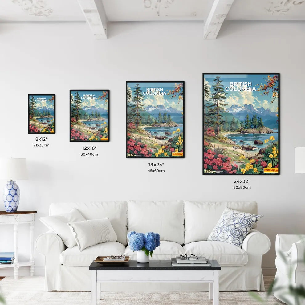 Serene British Columbia Lake Art - Kitchen Hangings