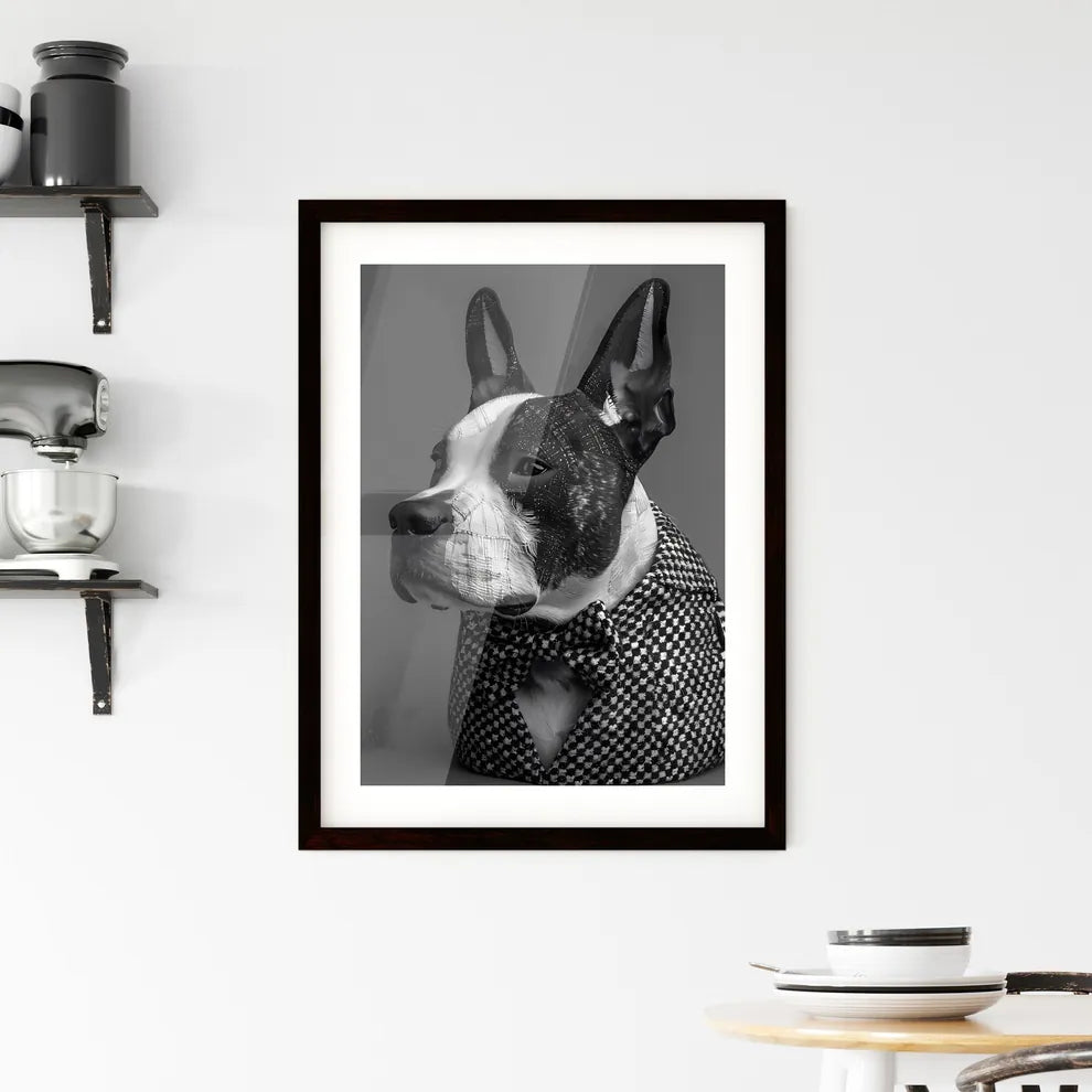 Artful Painting: A Canine Gen Framed Print