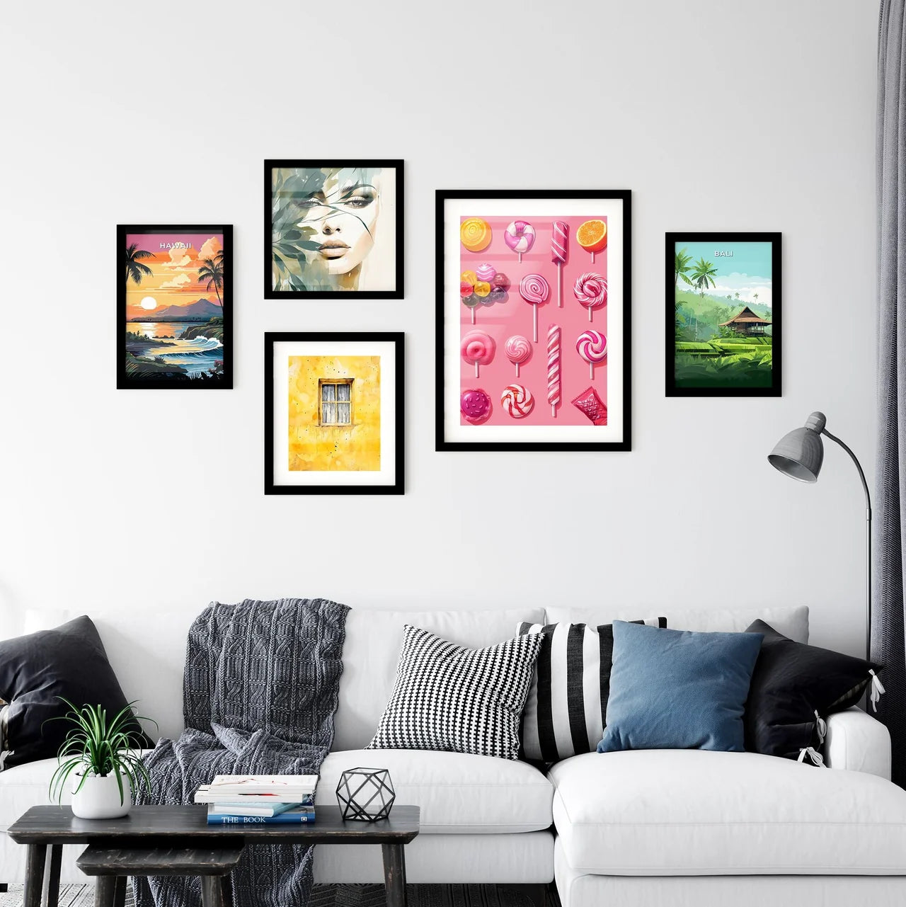 Abstract Expressionism Art Candy Colorful Co Wall Art