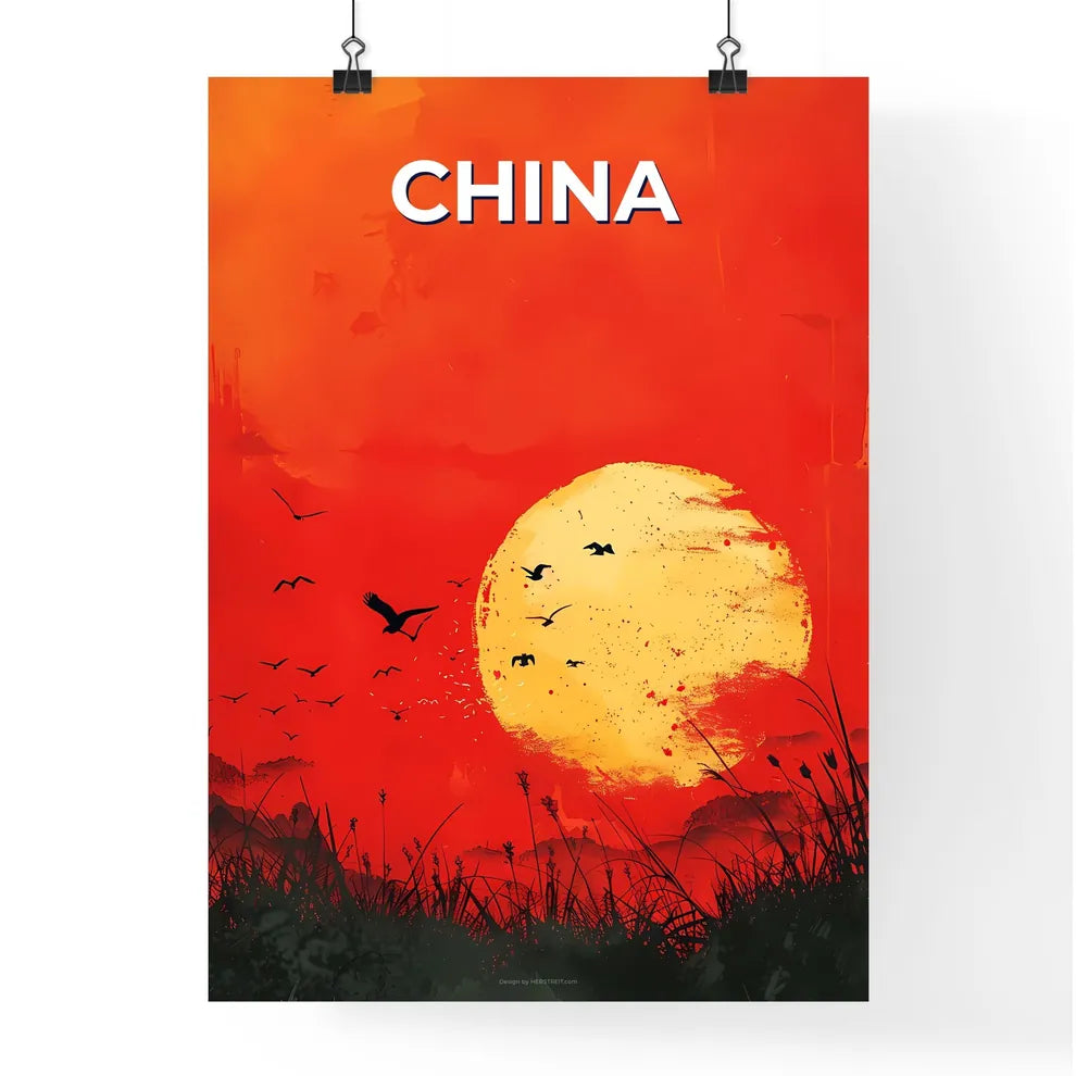 Birds in Flight: East Asian P Poster