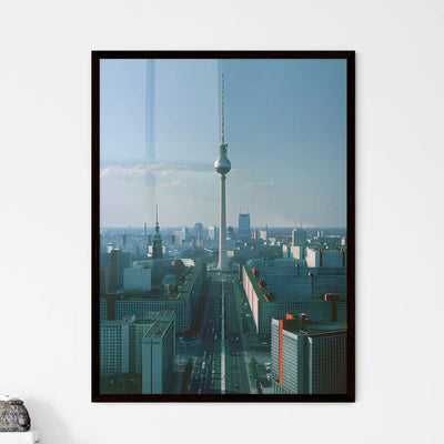 Berlin Skyline Cityscape Painting Fernsehturm Tower Bauhaus Art