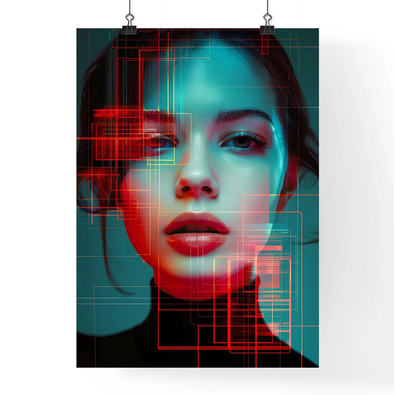 Vivid Art Compositions Poster