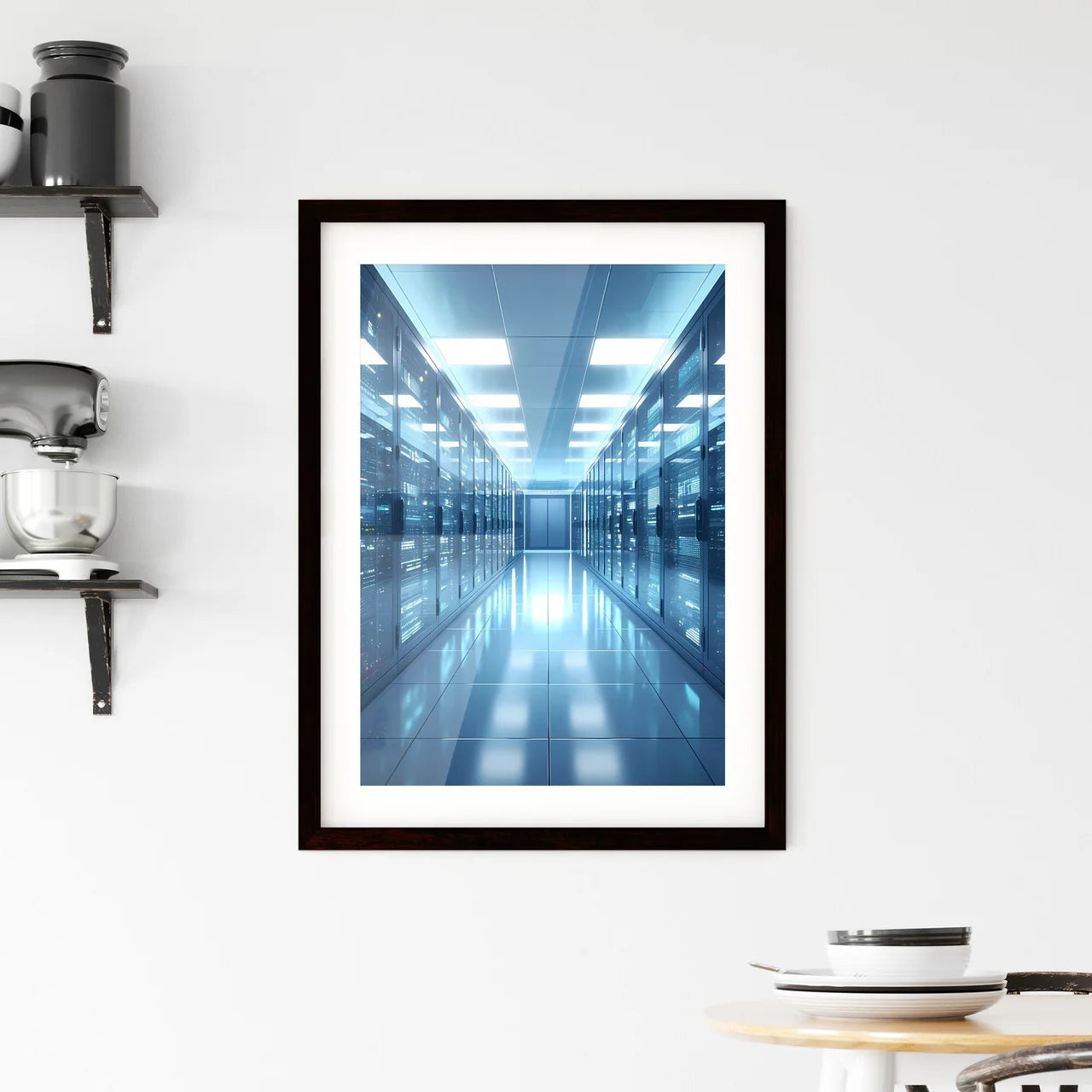 Abstract Hallway Art Framed Print
