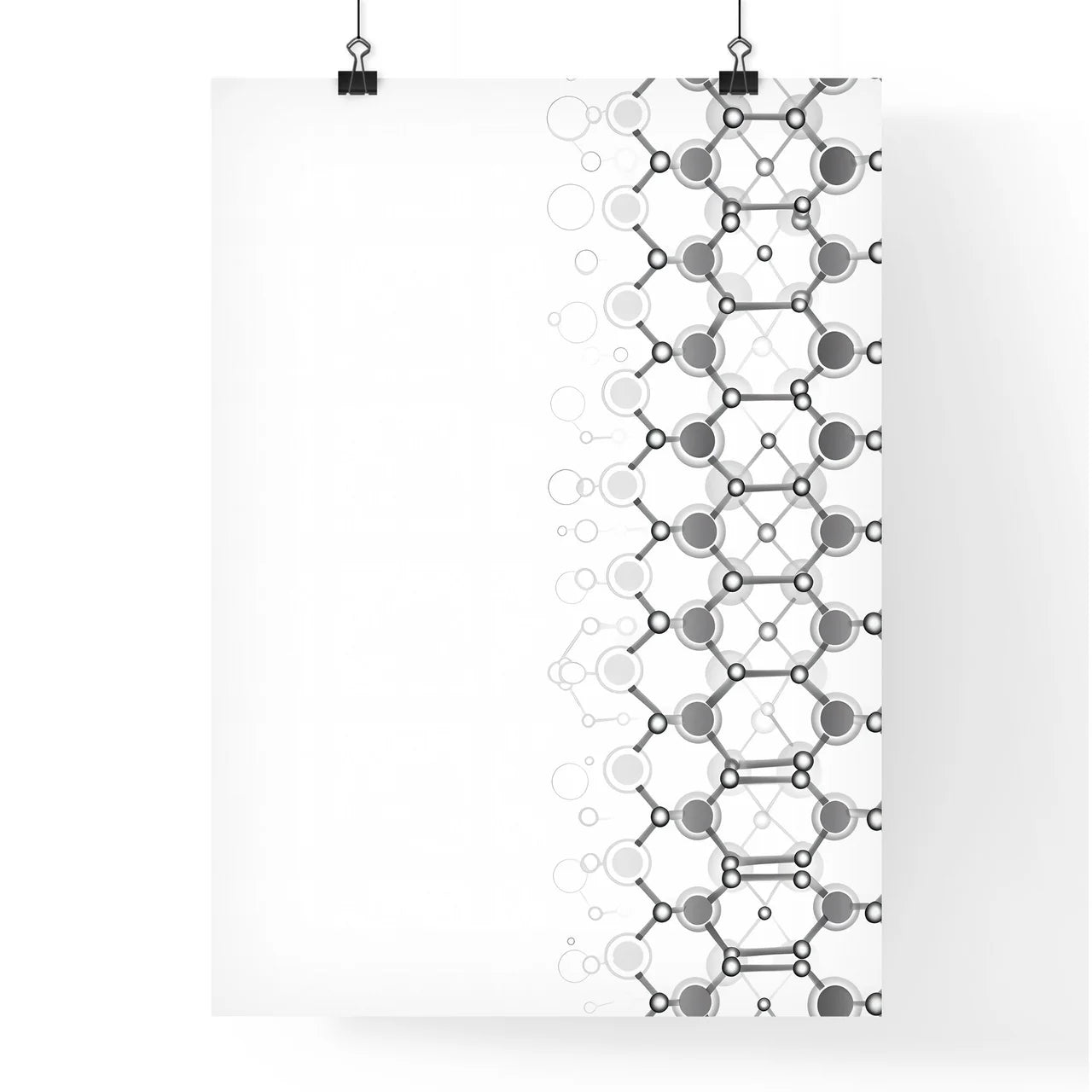 Vibrant Abstract Line Art Poster